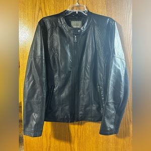 Black “Leather” lined jacket